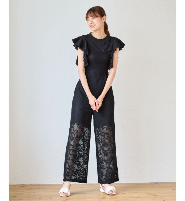 MAJESTICLEGON「バックリボンキャミサロペット」|オールインワン|