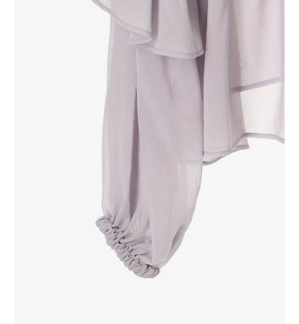 MAJESTICLEGON「ボリュームギャザーブラウス」|シャツ・ブラウス|