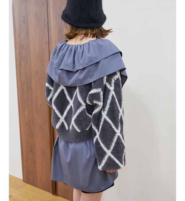 MAJESTICLEGON「ビッグフリルカラーチュニックブラウス」|シャツ・ブラウス|