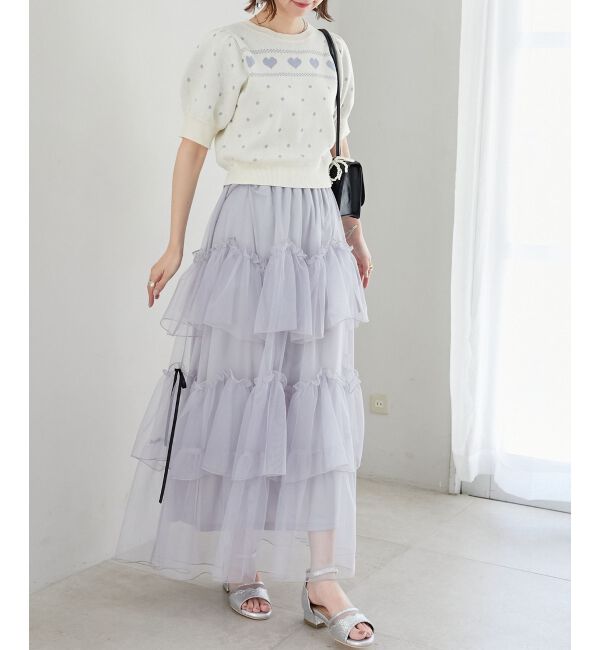  「スカラップローヒールサンダル」|サンダル|