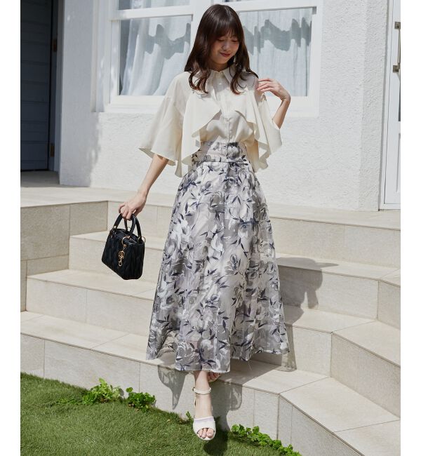  「スカラップローヒールサンダル」|サンダル|