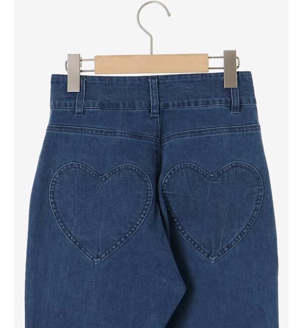  「ヒップハートフレアパンツ」|デニム|