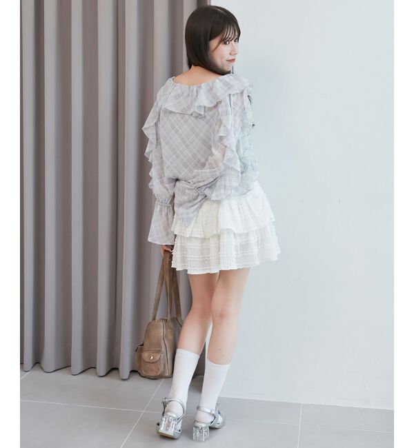  「キャミセットフリルブラウス」|シャツ・ブラウス|