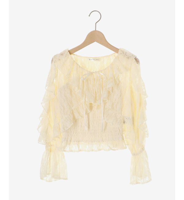  「キャミセットフリルブラウス」|シャツ・ブラウス|