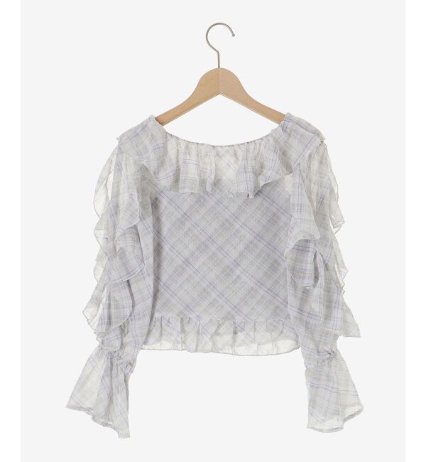  「キャミセットフリルブラウス」|シャツ・ブラウス|