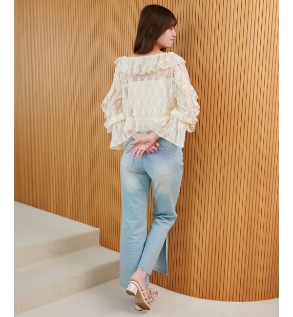  「キャミセットフリルブラウス」|シャツ・ブラウス|