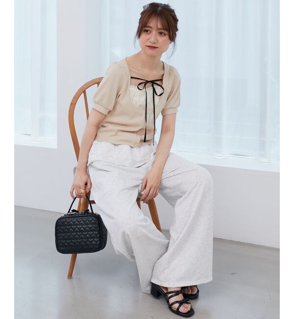  「フリルレイヤードスウェットパンツ」|その他|