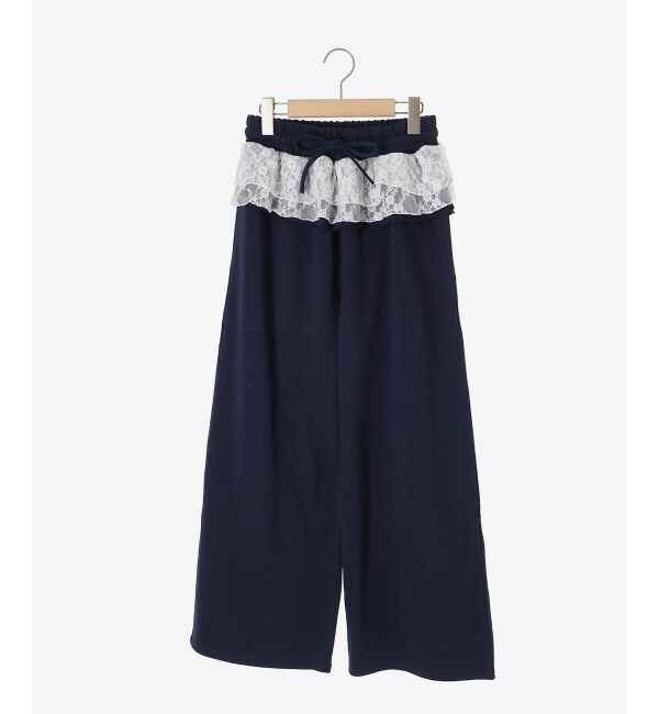  「フリルレイヤードスウェットパンツ」|その他|