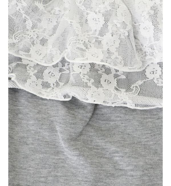  「フリルレイヤードスウェットパンツ」|その他|