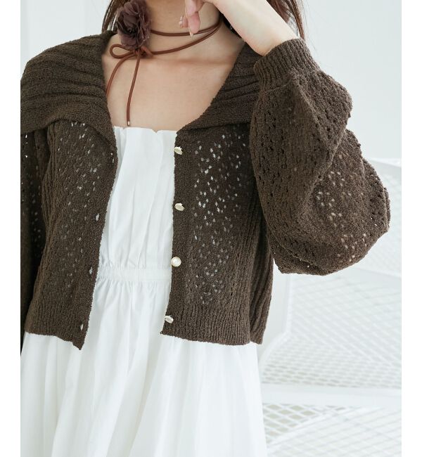  「カーデ&times;バルーンキャミワンピセット」|ワンピース|