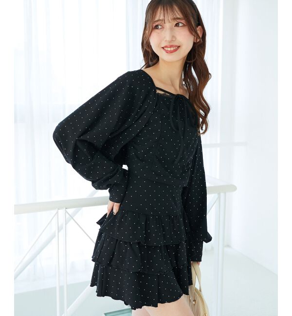  「ラインストーンキャミ＆ボレロセット」|その他|