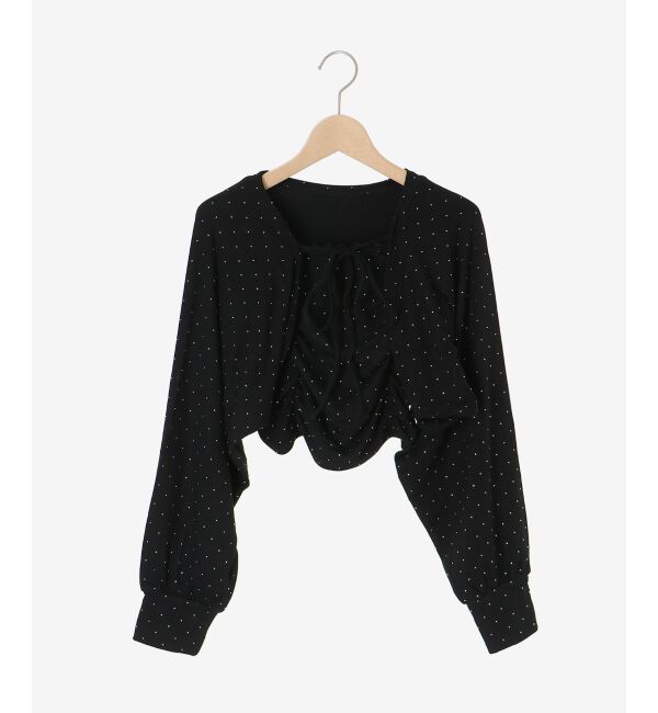  「ラインストーンキャミ＆ボレロセット」|その他|