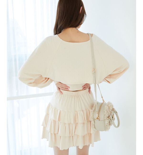  「ラインストーンキャミ＆ボレロセット」|その他|