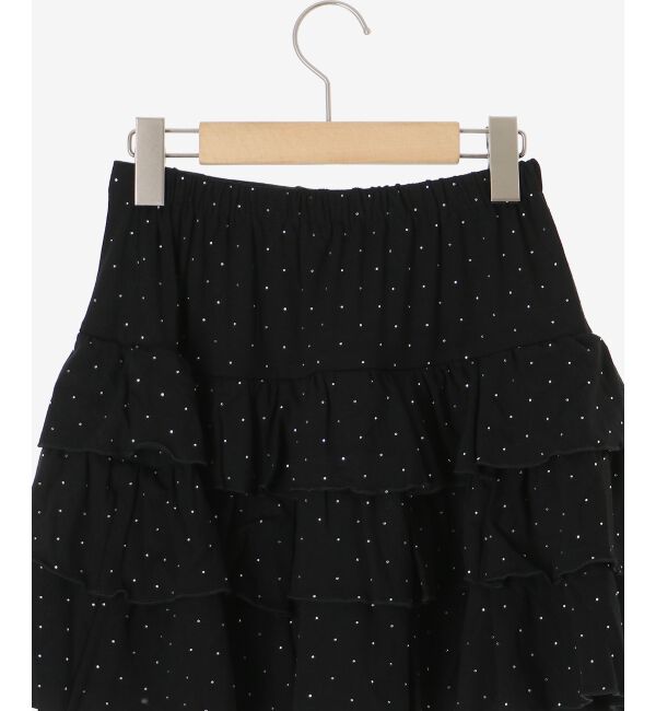  「ラインストーンティアードスカパン」|スカート|