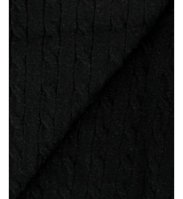  「バイカラーケーブルニットカーデ」|カーディガン|