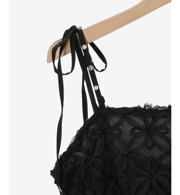  「フラワーチュールミニキャミワンピ」|ワンピース|