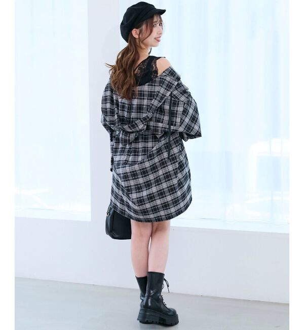  「フード付きルーズシャツ」|シャツ・ブラウス|