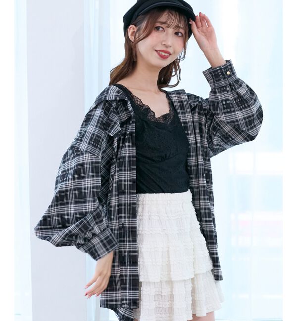  「フード付きルーズシャツ」|シャツ・ブラウス|