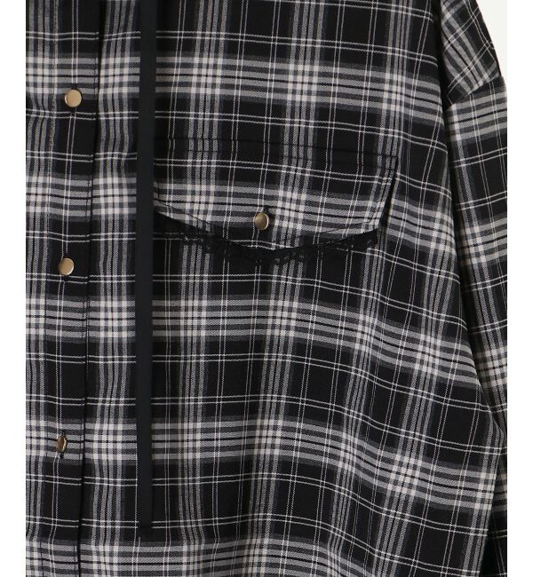  「フード付きルーズシャツ」|シャツ・ブラウス|