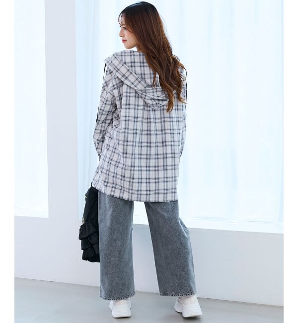  「フード付きルーズシャツ」|シャツ・ブラウス|