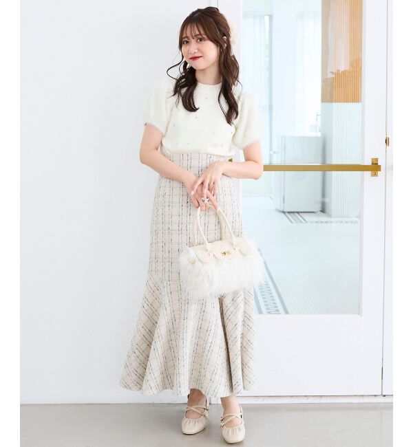  「キラキラ袖シャギーニット」|ニット・セーター|