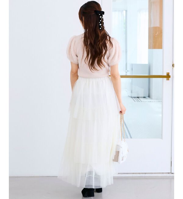  「キラキラ袖シャギーニット」|ニット・セーター|