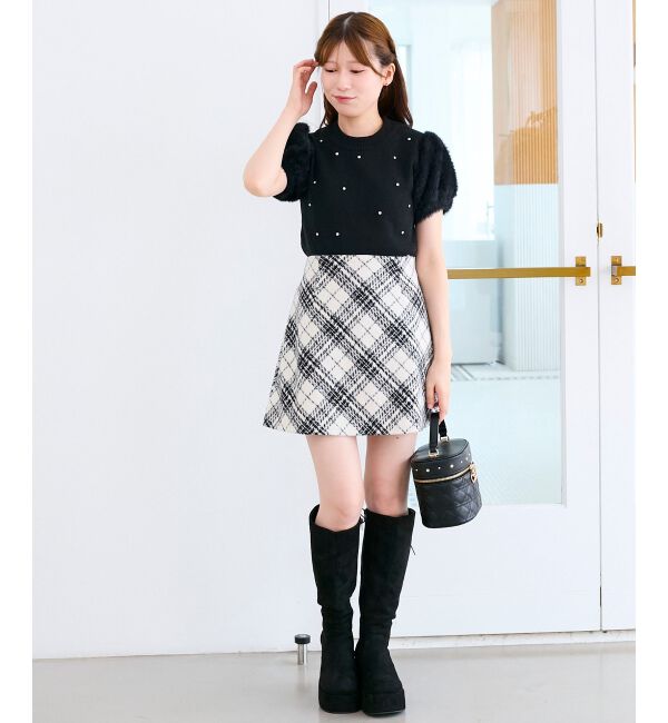  「キラキラ袖シャギーニット」|ニット・セーター|