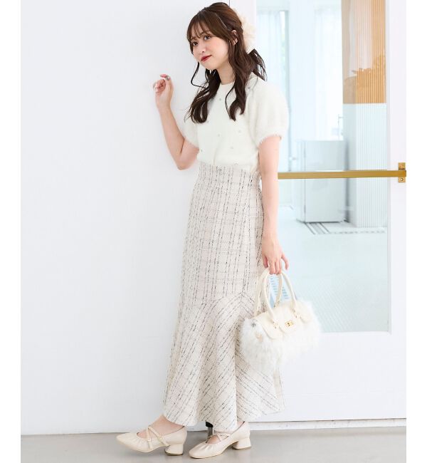  「キラキラ袖シャギーニット」|ニット・セーター|