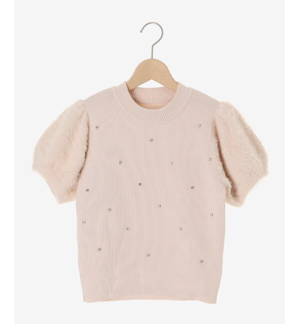  「キラキラ袖シャギーニット」|ニット・セーター|