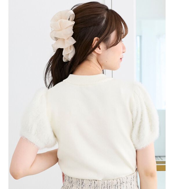  「キラキラ袖シャギーニット」|ニット・セーター|