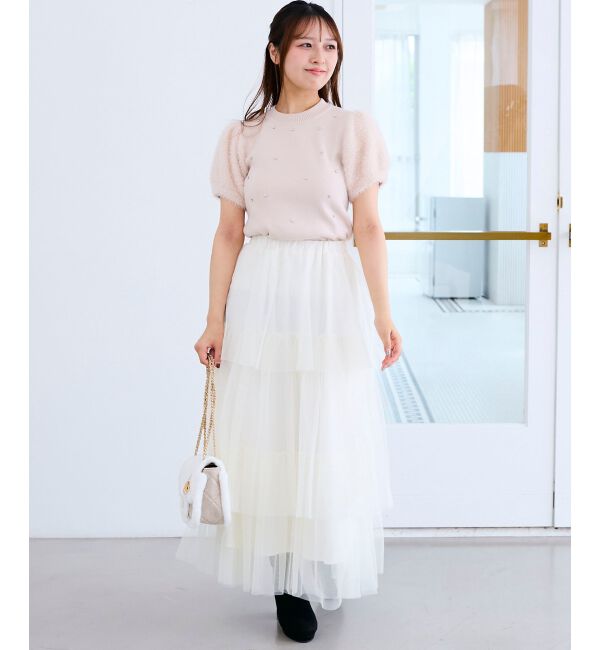  「キラキラ袖シャギーニット」|ニット・セーター|