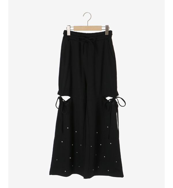  「スリット入りキラキラスウェットパンツ」|その他|