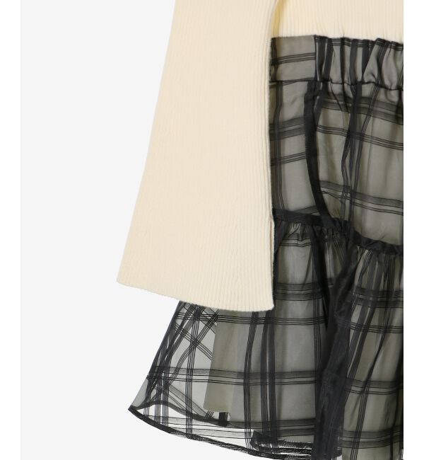  「ショルダーリボンコルセットミニワンピ」|ワンピース|