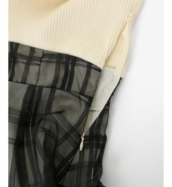  「ショルダーリボンコルセットミニワンピ」|ワンピース|