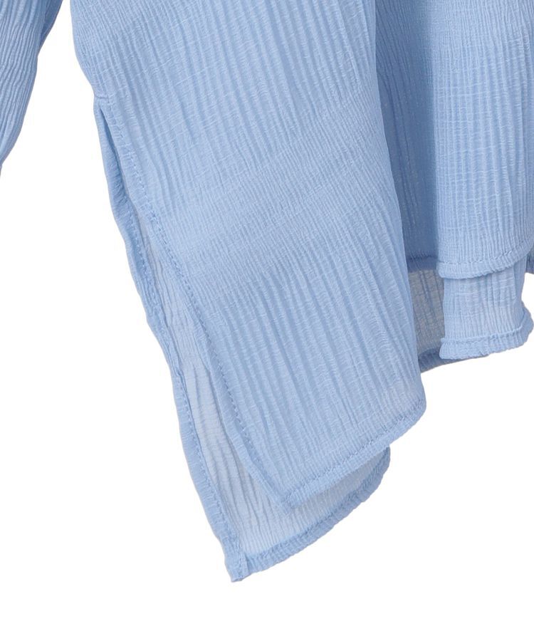 earth music&ecology「マジョリカプリーツレギュラーシャツ」|シャツ・ブラウス|