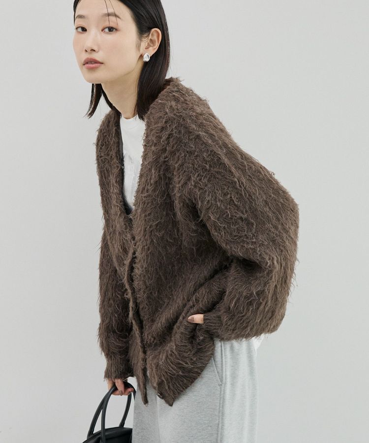 AMERICAN HOLIC「カールシャギーカーディガン」|カーディガン|