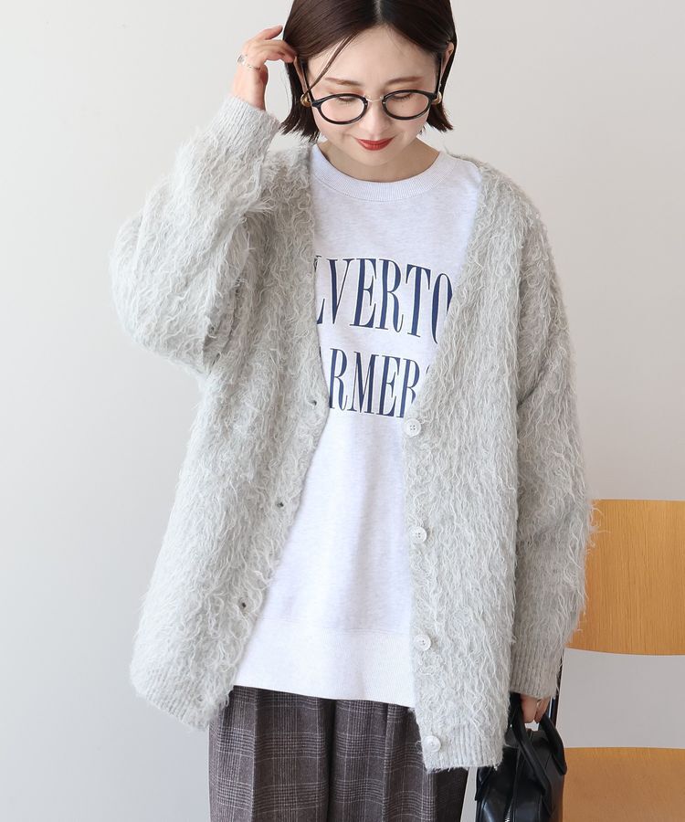 AMERICAN HOLIC「カールシャギーカーディガン」|カーディガン|