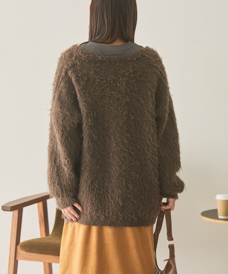 AMERICAN HOLIC「カールシャギーカーディガン」|カーディガン|