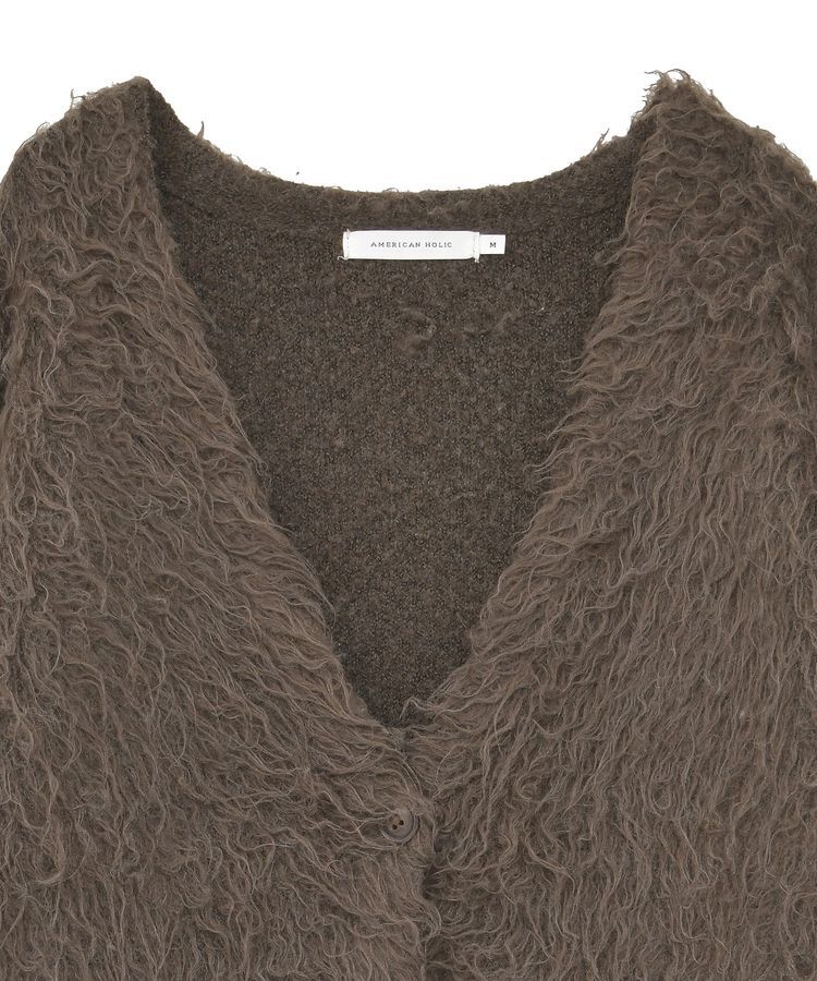 AMERICAN HOLIC「カールシャギーカーディガン」|カーディガン|