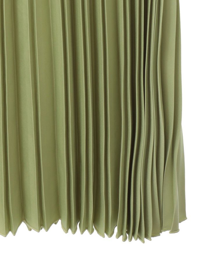 Green Parks「微光沢 プリーツスカート」|スカート|