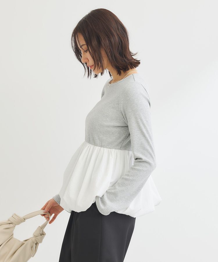 Green Parks「・SUGAR SPOON 裾バルーンプルオーバー」|Tシャツ・カットソー|