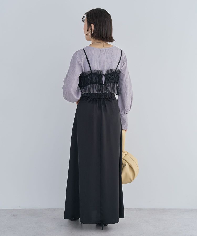 Green Parks「SET2点チュールビスチェ+表面感プルオーバー」|スウェット・ジャージ|