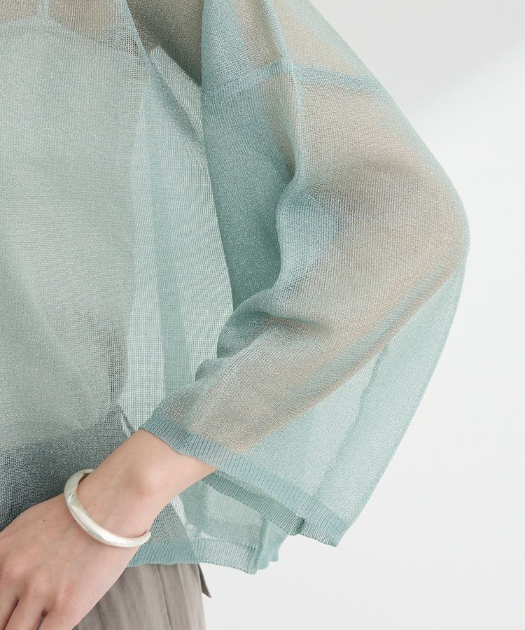 Green Parks「・ELENCARE DUE ラメシアーニットプルオーバー」|ニット・セーター|