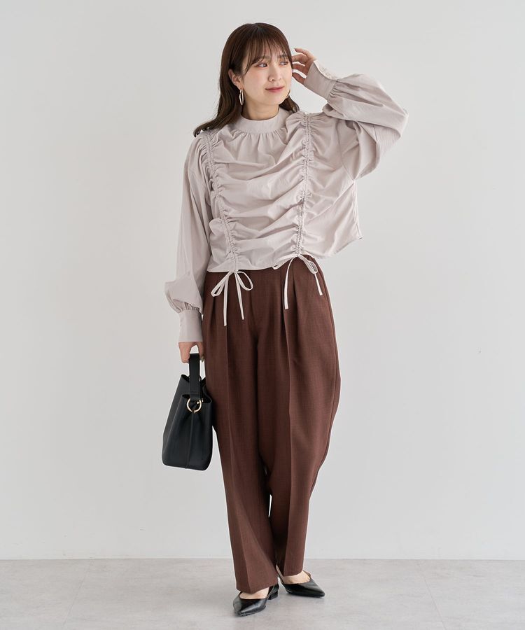 Green Parks「・ELENCARE DUE リネンライク2タックパンツ」|その他|