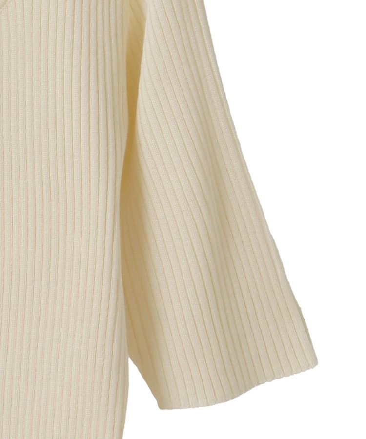 Green Parks「・swing by フロントリボンリブニット」|ニット・セーター|