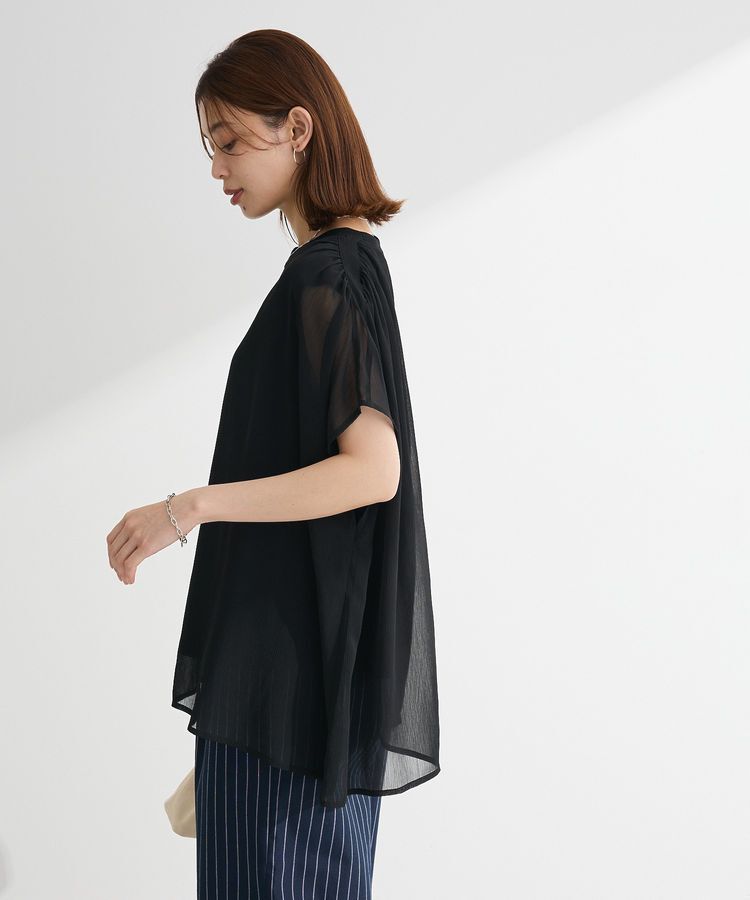 Green Parks「楊柳ドッキングフレンチプルオーバー」|Tシャツ・カットソー|