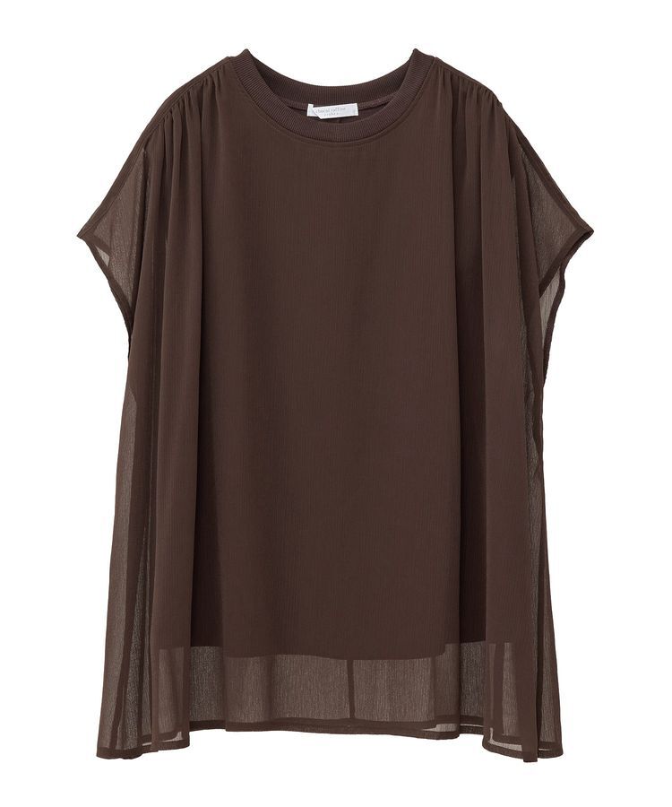 Green Parks「楊柳ドッキングフレンチプルオーバー」|Tシャツ・カットソー|