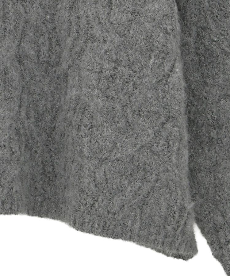 Green Parks「ふわふわケーブルニットプルオーバー」|ニット・セーター|