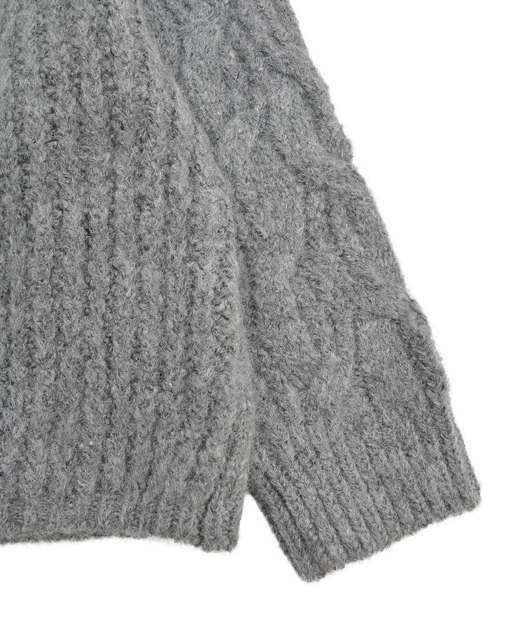 Green Parks「ふわふわケーブルニットプルオーバー」|ニット・セーター|