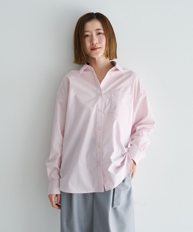 YECCA VECCA「イージーケアオーバーシャツ」|シャツ・ブラウス|